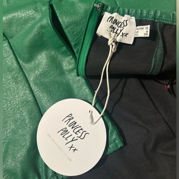 NWT Princess Polly Elyse Strapless Mini Dress | Size 6 | Green - Picture 6 of 11